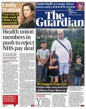 The Guardian (UK) Newspaper Front Page for 20 March 2023