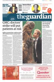 The Guardian (UK) Newspaper Front Page for 20 April 2016