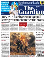 The Guardian (UK) Newspaper Front Page for 20 July 2023
