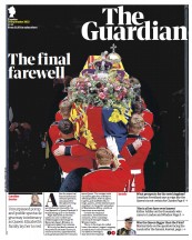 The Guardian (UK) Newspaper Front Page for 20 September 2022