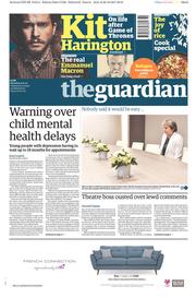 The Guardian (UK) Newspaper Front Page for 21 October 2017