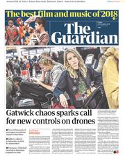 The Guardian (UK) Newspaper Front Page for 21 December 2018