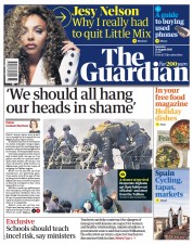 The Guardian (UK) Newspaper Front Page for 21 August 2021