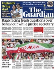 The Guardian front page for 22 November 2022