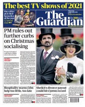 The Guardian (UK) Newspaper Front Page for 22 December 2021