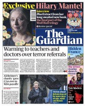 The Guardian (UK) Newspaper Front Page for 22 February 2020