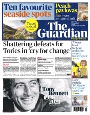 The Guardian (UK) Newspaper Front Page for 22 July 2023