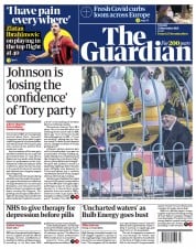 The Guardian (UK) Newspaper Front Page for 23 November 2021