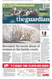 The Guardian (UK) Newspaper Front Page for 23 December 2016