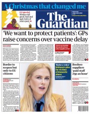 The Guardian (UK) Newspaper Front Page for 23 December 2020