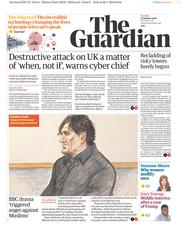 The Guardian (UK) Newspaper Front Page for 23 January 2018