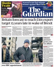 The Guardian (UK) Newspaper Front Page for 23 January 2023