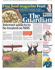 The Guardian (UK) Newspaper Front Page for 23 June 2018