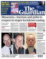 The Guardian (UK) Newspaper Front Page for 23 June 2020