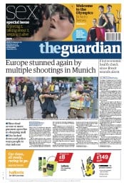 The Guardian (UK) Newspaper Front Page for 23 July 2016