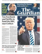 The Guardian (UK) Newspaper Front Page for 23 August 2018