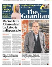 The Guardian (UK) Newspaper Front Page for 23 August 2019