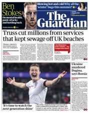 The Guardian (UK) Newspaper Front Page for 23 August 2022