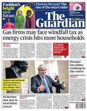 The Guardian (UK) Newspaper Front Page for 23 September 2021