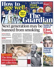 The Guardian front page for 23 September 2023
