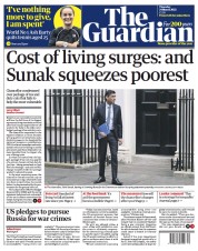 The Guardian (UK) Newspaper Front Page for 24 March 2022