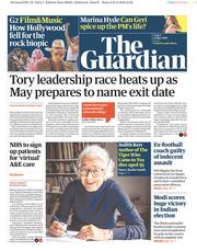 The Guardian (UK) Newspaper Front Page for 24 May 2019