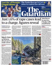 The Guardian (UK) Newspaper Front Page for 24 May 2021