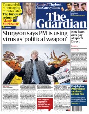 The Guardian (UK) Newspaper Front Page for 24 July 2020