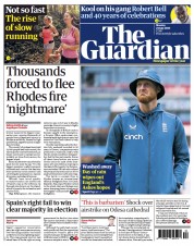 The Guardian (UK) Newspaper Front Page for 24 July 2023