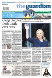 The Guardian (UK) Newspaper Front Page for 24 September 2012