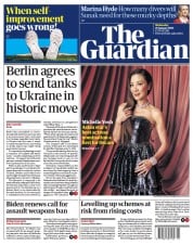 The Guardian front page for 25 January 2023