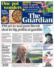 The Guardian (UK) Newspaper Front Page for 25 February 2023