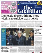 The Guardian front page for 25 March 2025
