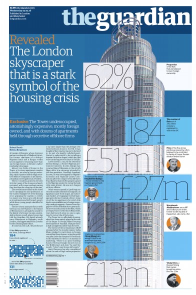 The Guardian Newspaper Front Page (UK) for 25 May 2016