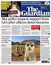 The Guardian front page for 25 September 2023