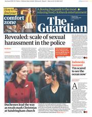 The Guardian (UK) Newspaper Front Page for 26 December 2018