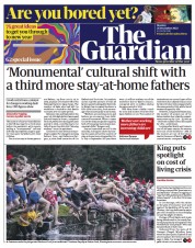 The Guardian (UK) Newspaper Front Page for 26 December 2022