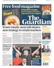 The Guardian (UK) Newspaper Front Page for 26 January 2019