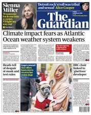 The Guardian (UK) Newspaper Front Page for 26 February 2021