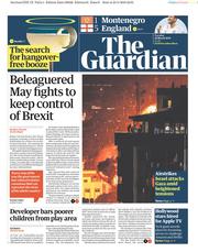 The Guardian (UK) Newspaper Front Page for 26 March 2019