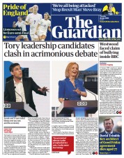 The Guardian front page for 26 July 2022