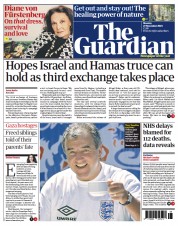 The Guardian front page for 27 November 2023