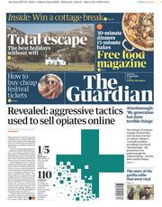 The Guardian (UK) Newspaper Front Page for 27 April 2019