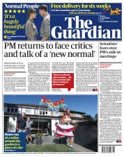 The Guardian (UK) Newspaper Front Page for 27 April 2020
