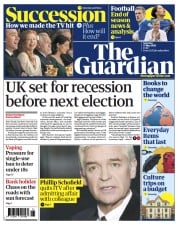 The Guardian (UK) Newspaper Front Page for 27 May 2023