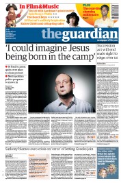 The Guardian (UK) Newspaper Front Page for 28 October 2011