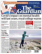 The Guardian (UK) Newspaper Front Page for 28 December 2020
