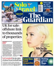 The Guardian (UK) Newspaper Front Page for 28 January 2023