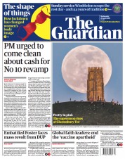 The Guardian (UK) Newspaper Front Page for 28 April 2021