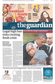 The Guardian (UK) Newspaper Front Page for 28 May 2016